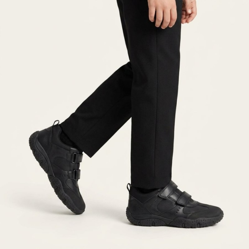 Baltic Boy ABX J0442A School Shoes - Black Leather Baltic Boy ABX J0442A School Shoes - Black Leather