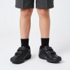 New Savage Boy J841VB School Shoes - Black Leather