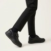 Riddock Boy J847SI School Shoes - Black Leather