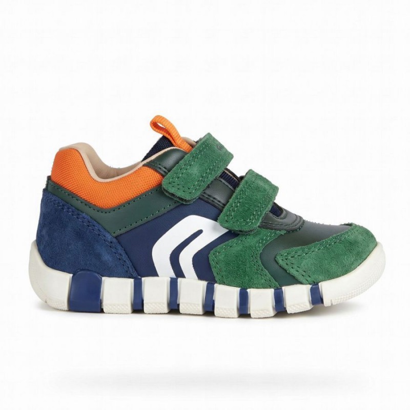 B Iupidoo B3555D Trainers - Forest Green