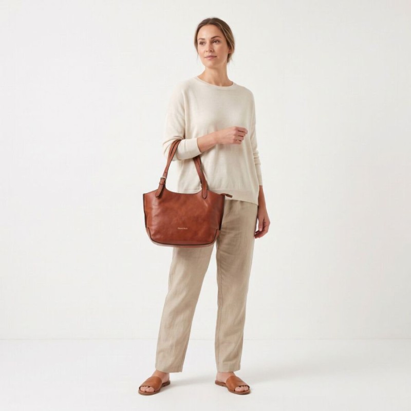4756293 Handbag - Brandy Leather 4756293 Handbag - Brandy Leather