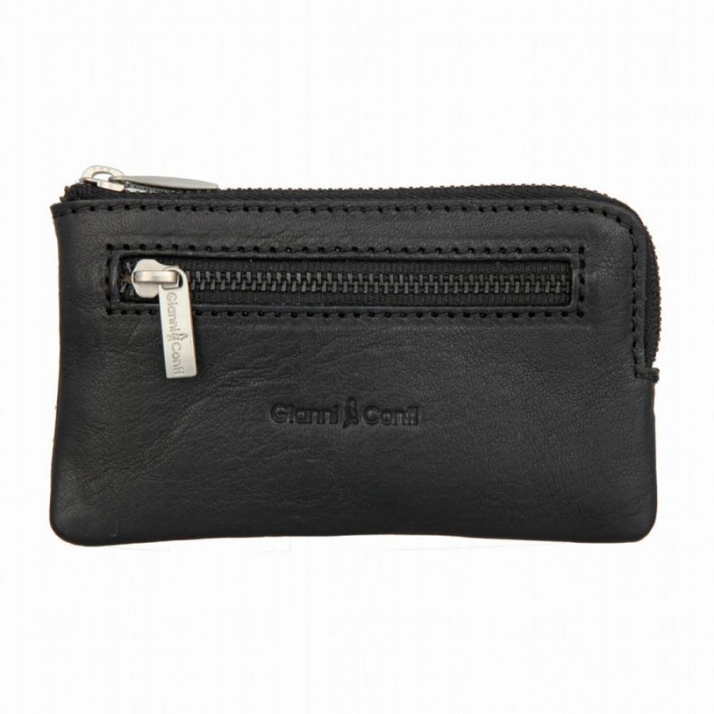 919073 Keyring - Black Leather 919073 Keyring - Black Leather