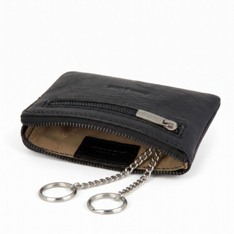 919073 Keyring - Black Leather 919073 Keyring - Black Leather