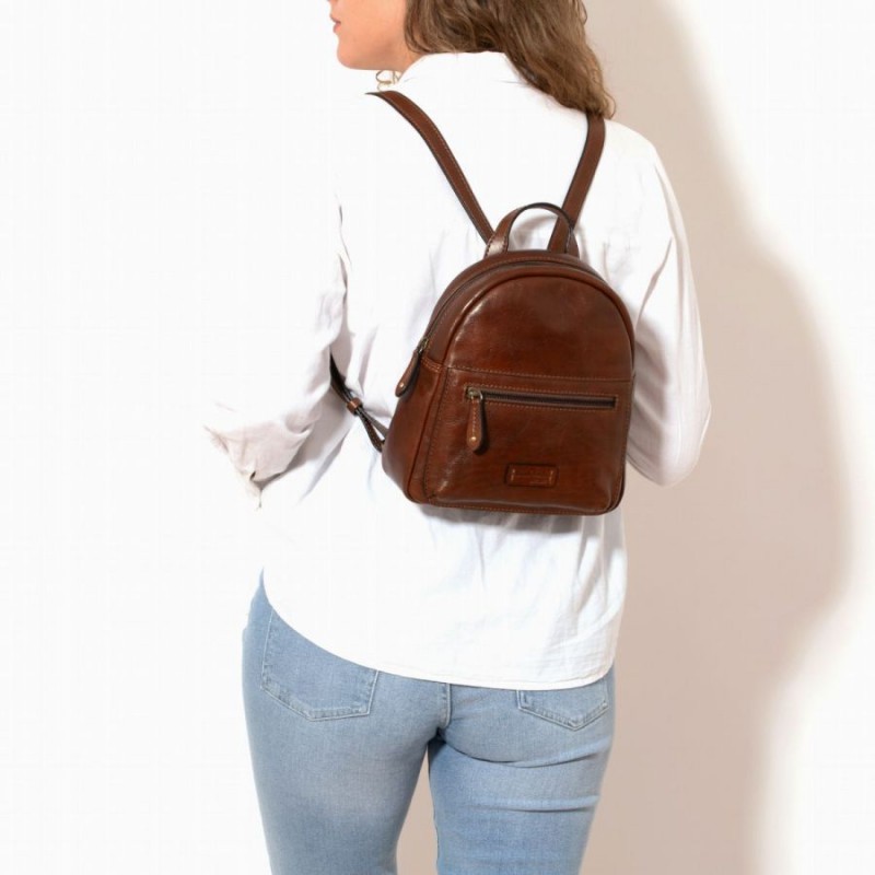9440556 Backpack - Cognac Leather 9440556 Backpack - Cognac Leather