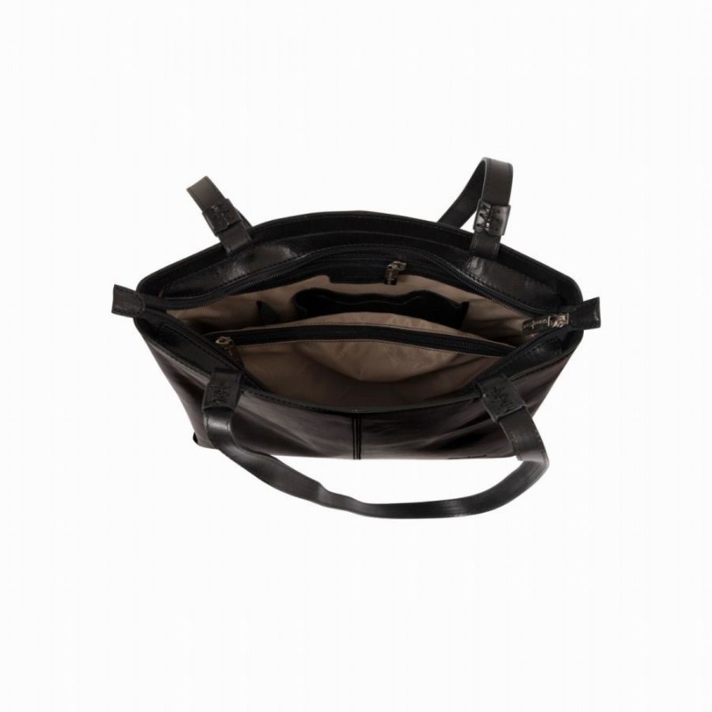 9403023 Shoulder Bag - Black Leather 9403023 Shoulder Bag - Black Leather