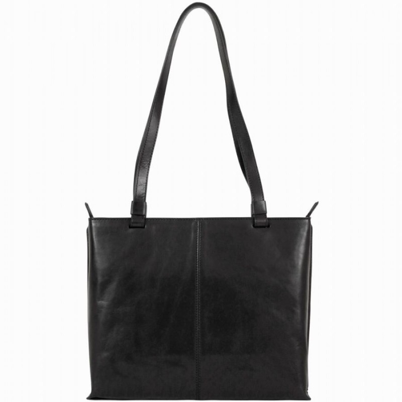 9403023 Shoulder Bag - Black Leather 9403023 Shoulder Bag - Black Leather