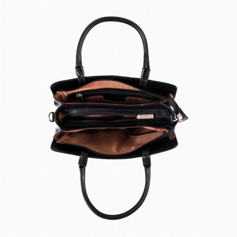 9403661 Handbag - Black Leather 9403661 Handbag - Black Leather