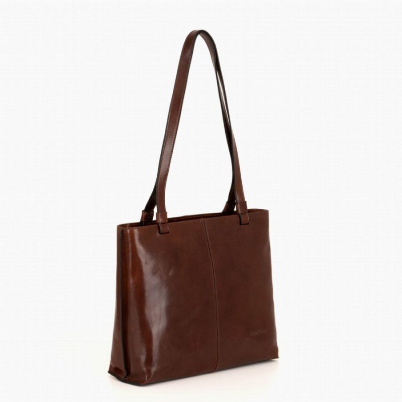 9403023 Shoulder Bag - Brown Leather 9403023 Shoulder Bag - Brown Leather