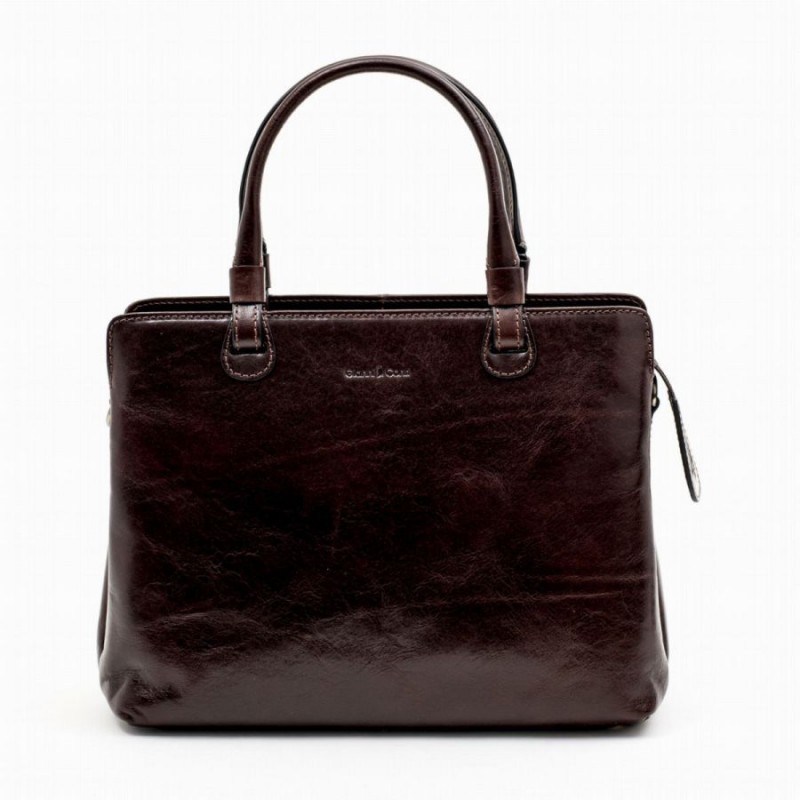 9403661 Handbag - Marrone Leather 9403661 Handbag - Marrone Leather