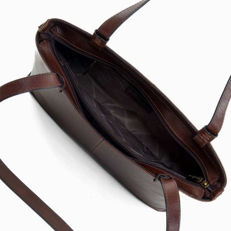 9403023 Shoulder Bag - Brown Leather 9403023 Shoulder Bag - Brown Leather