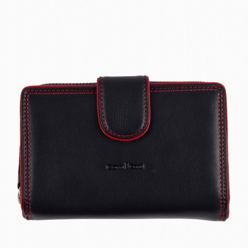 588305 Purse - Navy-Rosso Leather