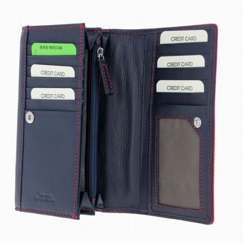 588373 Purse - Navy Leather 588373 Purse - Navy Leather