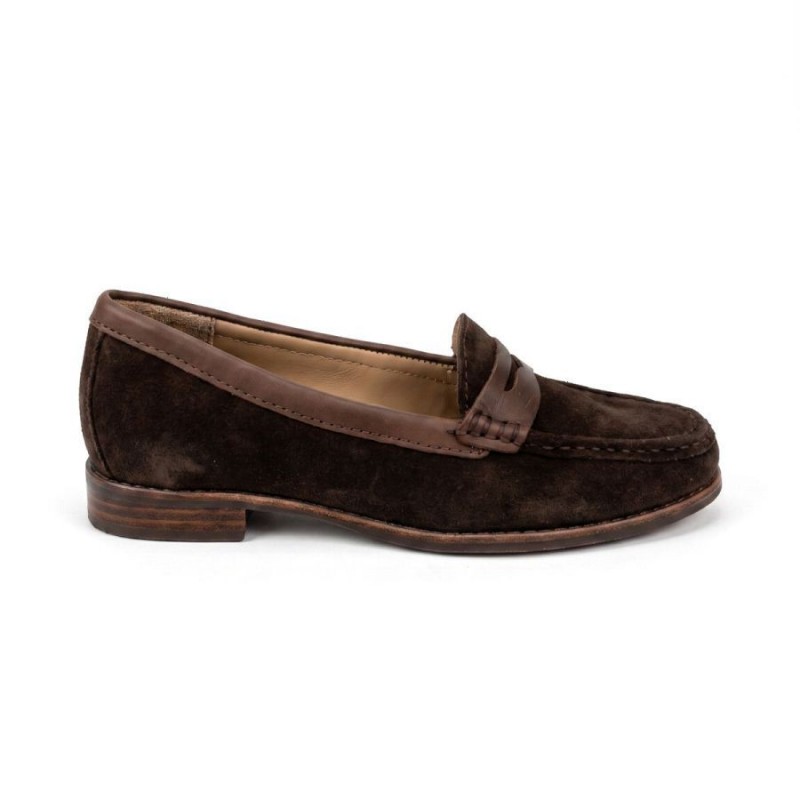 Golden Boot Dakota 25959 Loafers - Brown Suede