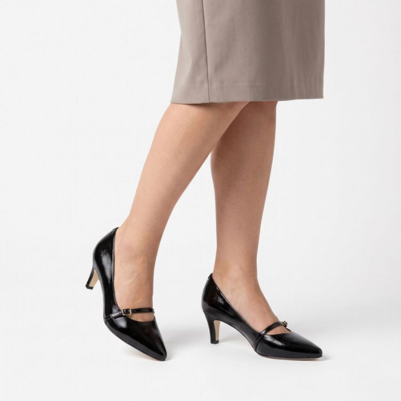 Golden Boot Jess 75037 Shoes - Black Patent
