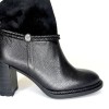 Alabama HI265132 Ankle Boots - Black Leather Alabama HI265132 Ankle Boots - Black Leather