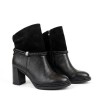 Alabama HI265132 Ankle Boots - Black Leather Alabama HI265132 Ankle Boots - Black Leather
