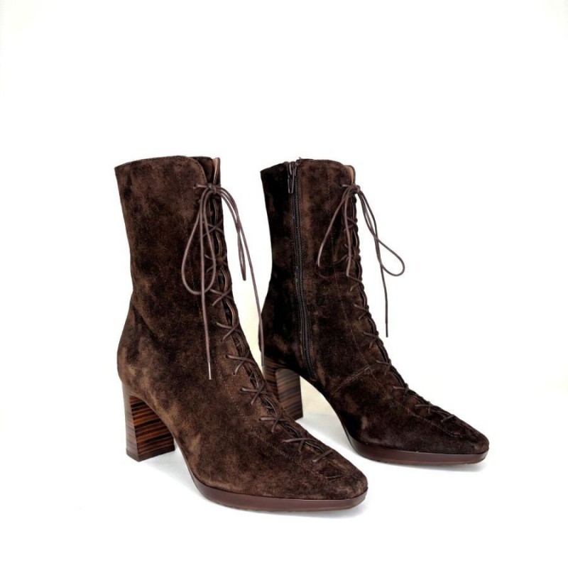 Bangkok HI265227 Ankle Boots - Espresso Suede