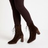 Bangkok HI265227 Ankle Boots - Espresso Suede