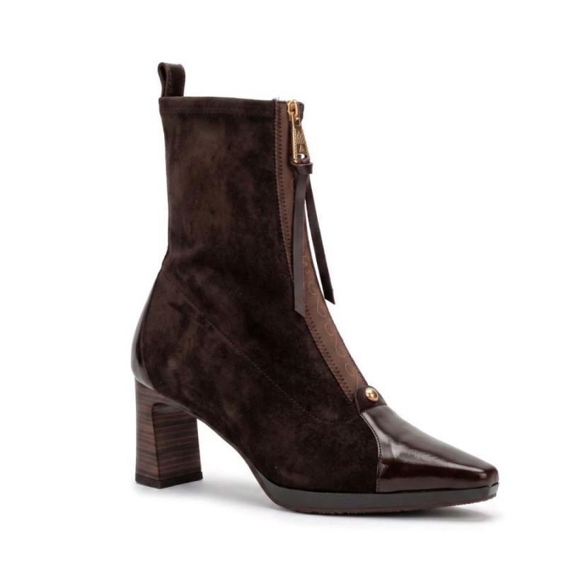 Bangkok HI265085 Ankle Boots - Espresso Suede