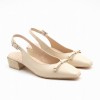Azucena BHV264771 Slingback - Cream Leather