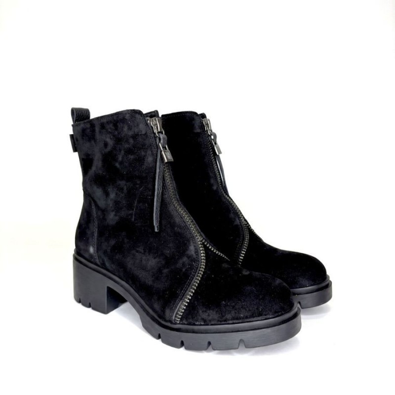 Chicago HI265102 Ankle Boots - Black Suede Chicago HI265102 Ankle Boots - Black Suede