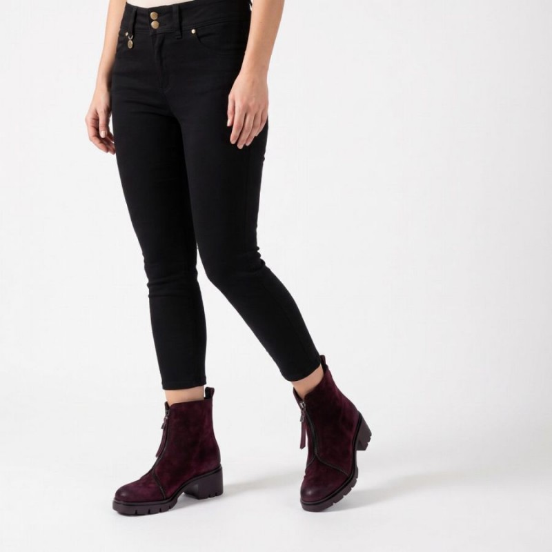 Chicago HI265102 Ankle Boots - Bordo Suede