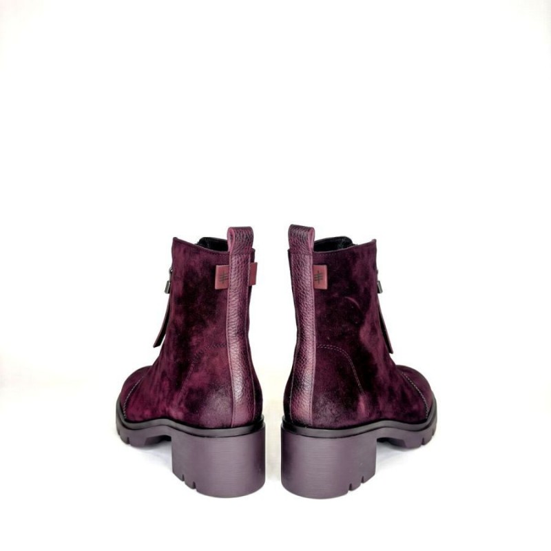 Chicago HI265102 Ankle Boots - Bordo Suede