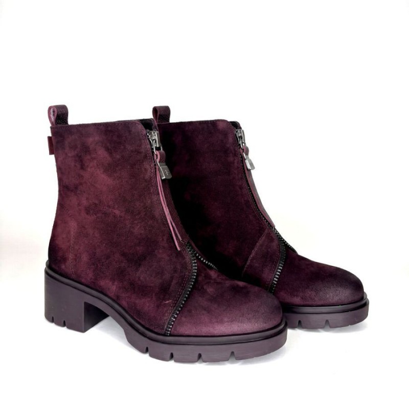 Chicago HI265102 Ankle Boots - Bordo Suede