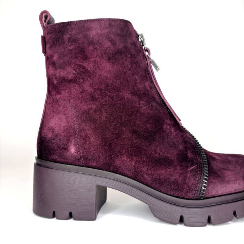 Chicago HI265102 Ankle Boots - Bordo Suede