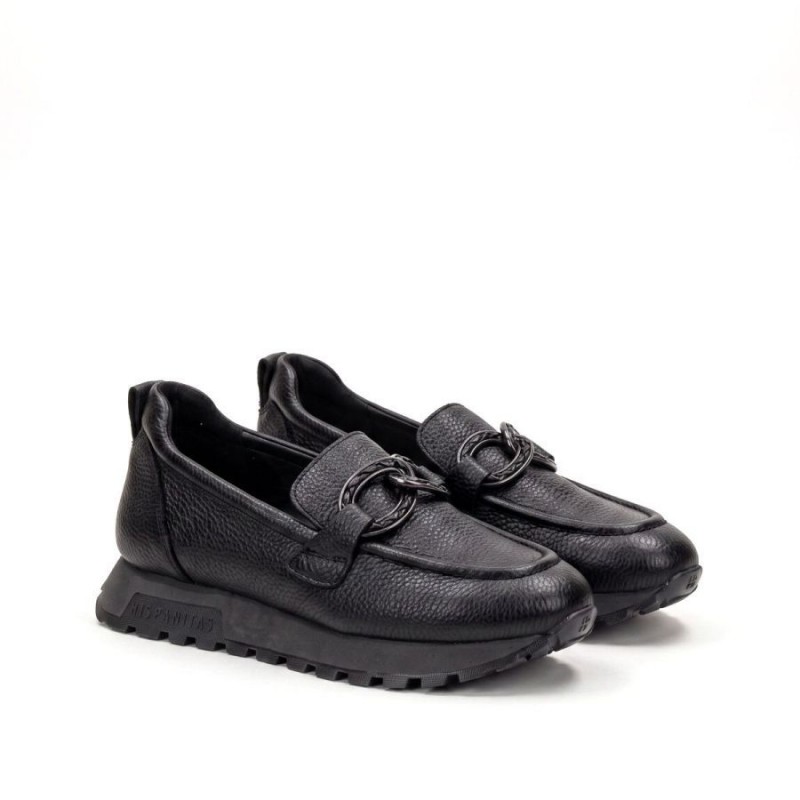 Oregon HI265183 Loafers - Black Leather