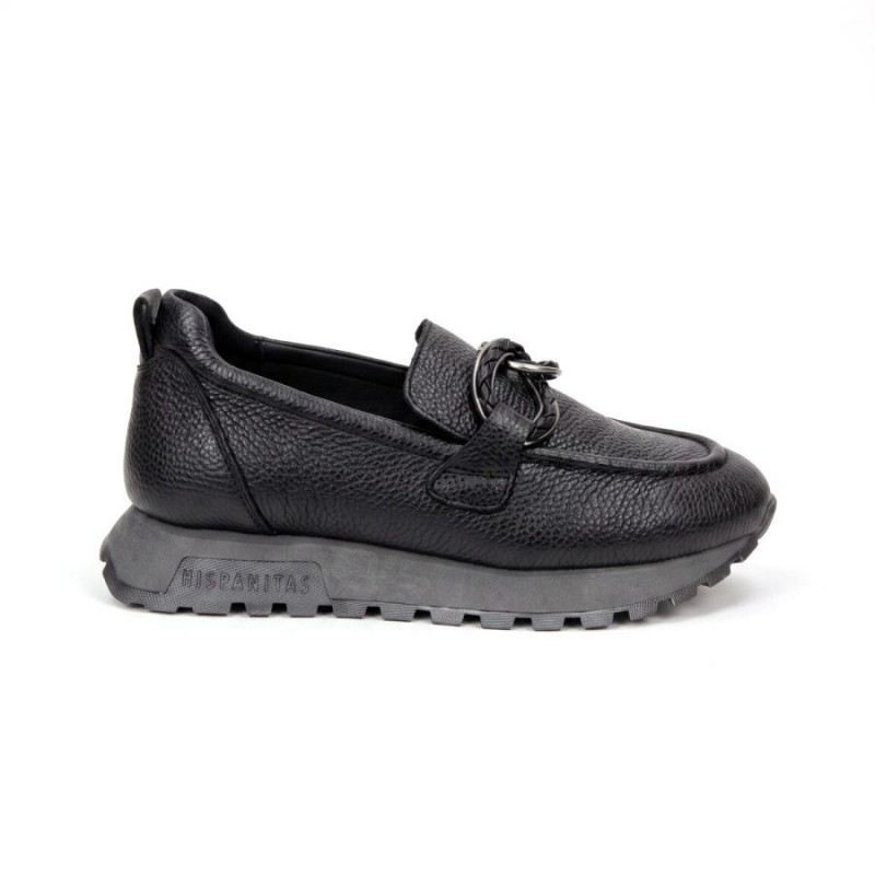 Oregon HI265183 Loafers - Black Leather