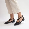 Lila BHV264811 Shoes - Black Leather Lila BHV264811 Shoes - Black Leather