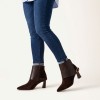 Paris HI265070 Ankle Boots - Espresso Suede