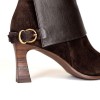 Paris HI265070 Ankle Boots - Espresso Suede