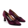 Paris HI264951 Court Shoes - Bordeaux Suede