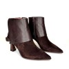 Paris HI265070 Ankle Boots - Espresso Suede