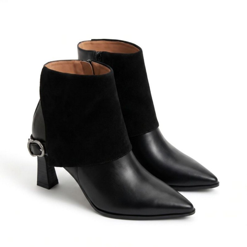 Paris HI265070 Ankle Boots - Black Suede