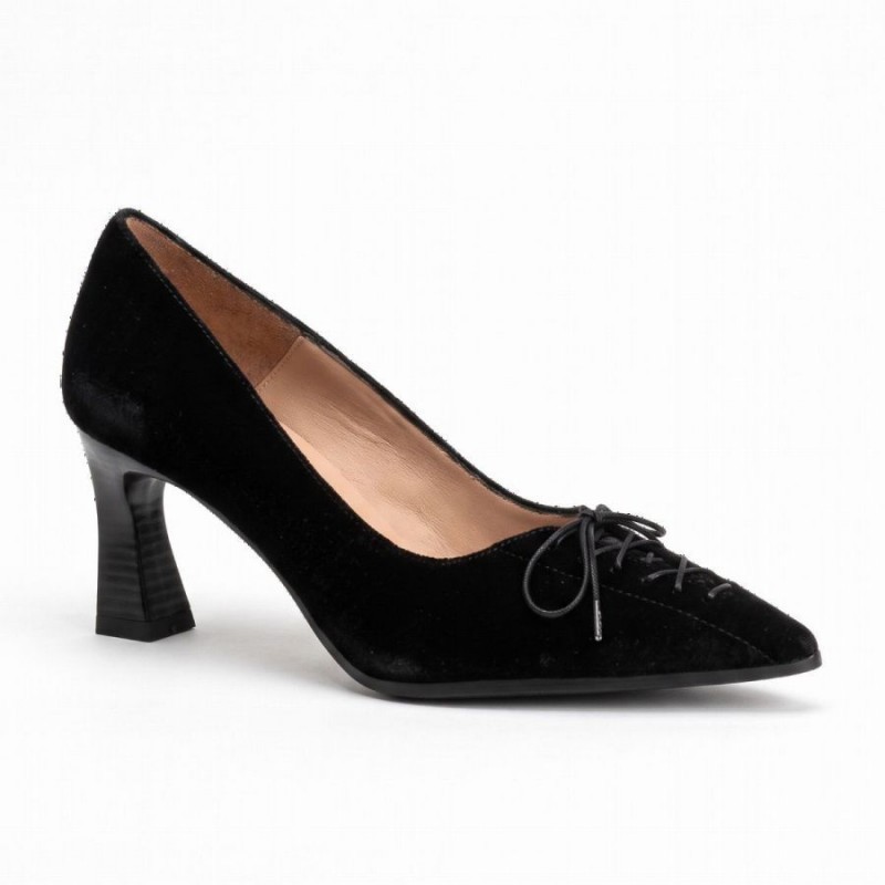 Paris HI264951 Court Shoes - Black Suede