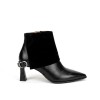 Paris HI265070 Ankle Boots - Black Suede