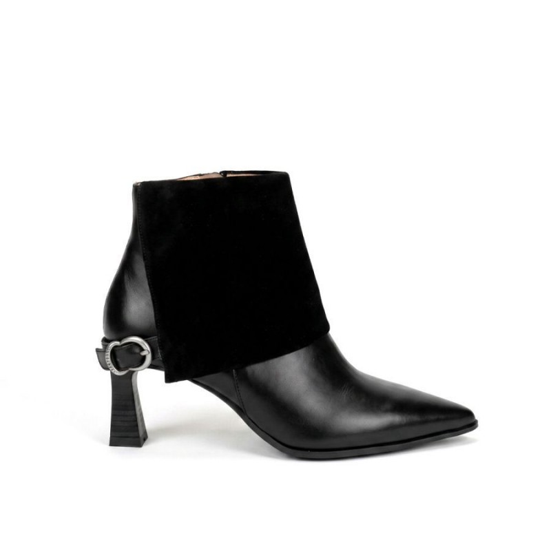 Paris HI265070 Ankle Boots - Black Suede