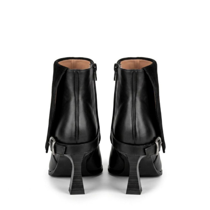 Paris HI265070 Ankle Boots - Black Suede