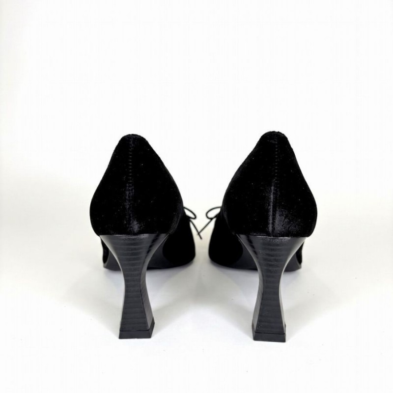 Paris HI264951 Court Shoes - Black Suede
