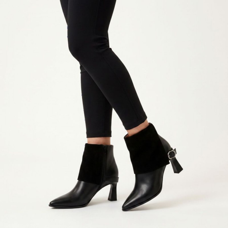 Paris HI265070 Ankle Boots - Black Suede