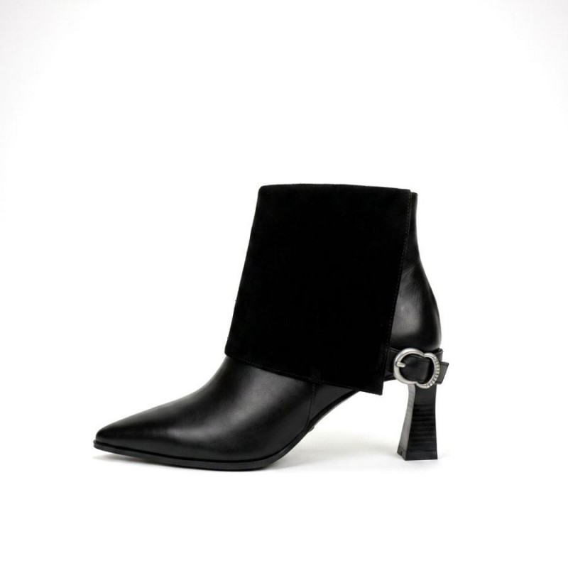 Paris HI265070 Ankle Boots - Black Suede