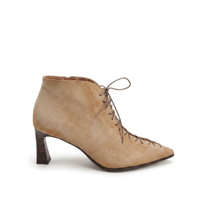 Paris HI264960 Ankle Boots - Castoro Suede