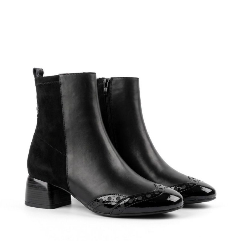 Varsovia HI265203 Ankle Boots - Black Patent