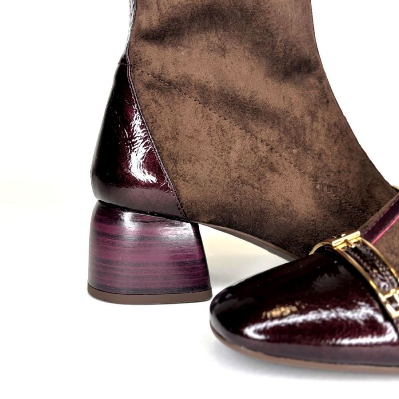 Varsovia BHI265016 Ankle Boots - Chocolate Brown Bordo Varsovia BHI265016 Ankle Boots - Chocolate Brown Bordo