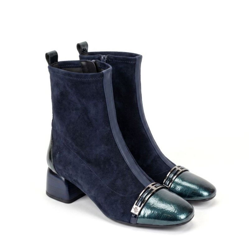 Varsovia BHI265016 Ankle Boots - Teal Suede Varsovia BHI265016 Ankle Boots - Teal Suede