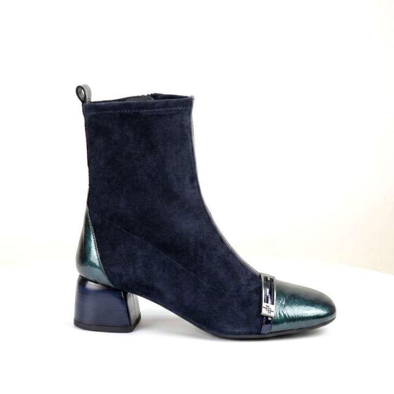 Varsovia BHI265016 Ankle Boots - Teal Suede Varsovia BHI265016 Ankle Boots - Teal Suede