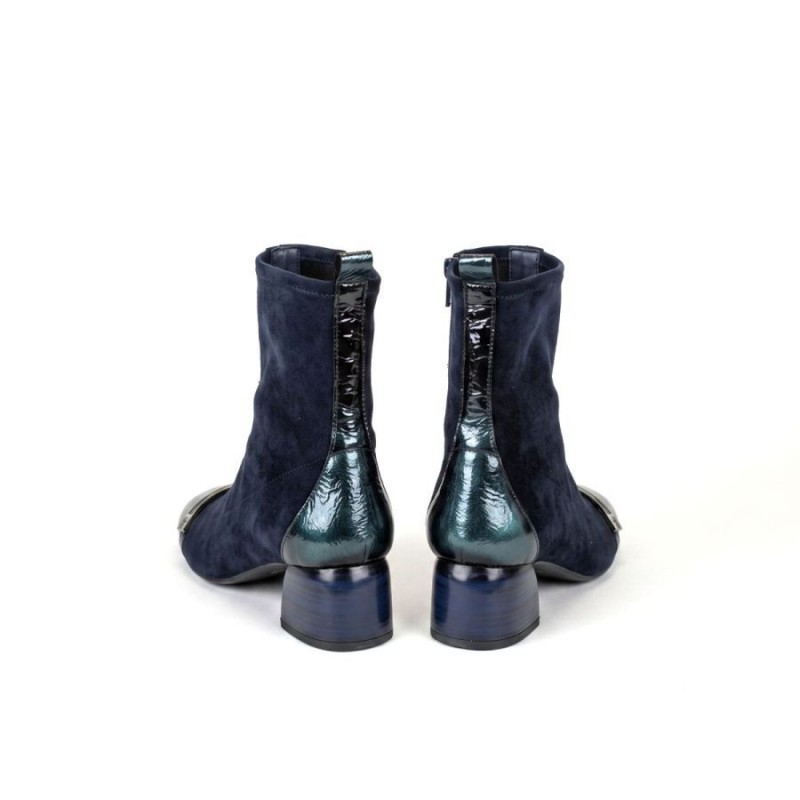 Varsovia BHI265016 Ankle Boots - Teal Suede Varsovia BHI265016 Ankle Boots - Teal Suede